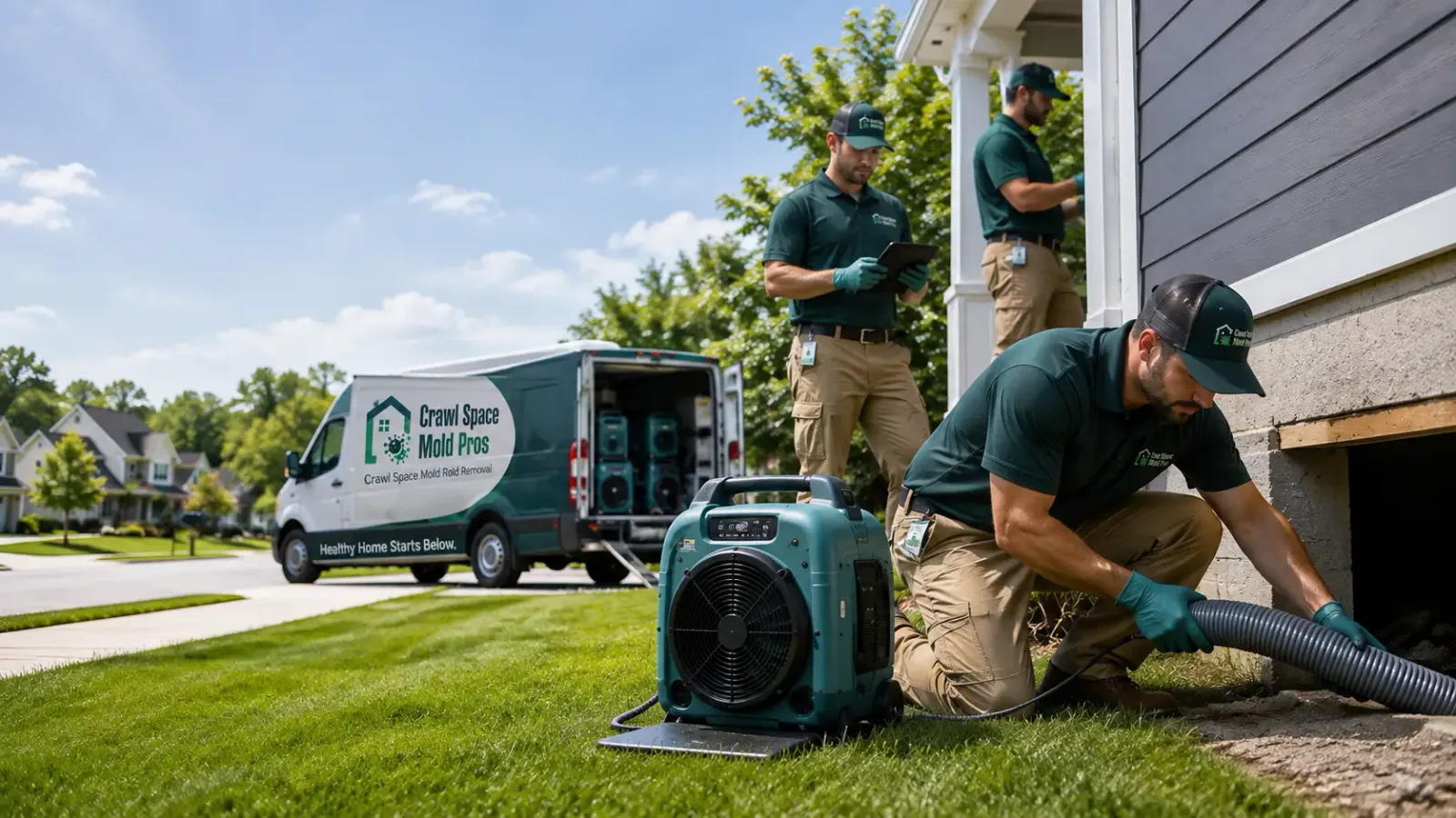 Crawl Space Mold Removal in Ashland, NE